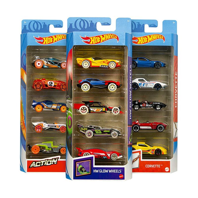 Pacote-Hot-Wheels-com-5-Carrinhos-Mattel-Zaffari-00