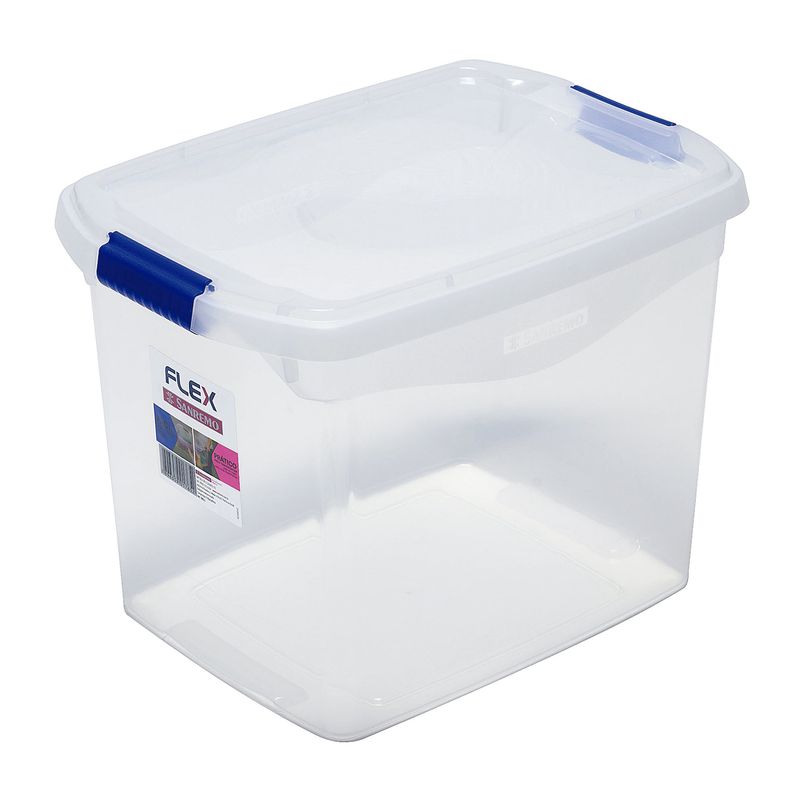 Organizador-Transparente-Multiuso-Tampa-com-Trava-SR911-Flex-Sanremo-11-Litros-Zaffari-00