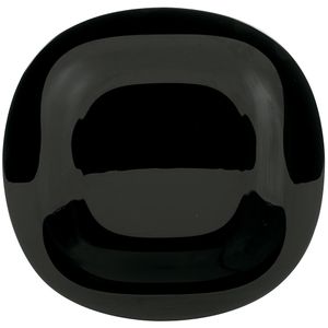 Prato Raso Vidro Preto Carine L9817 27cm Luminarc