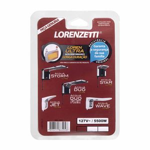 Resistência Elétrica para Chuveiro Acqua Storm Star Lorenzetti 5500W 127V