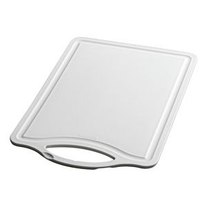 Tábua Plástica Retangular Branca com Alça Multiuso 318 Sanremo 36x24cm