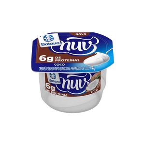 Creme de Queijo tipo Quark de Coco 6g de Proteínas Nuv Batavo 100g