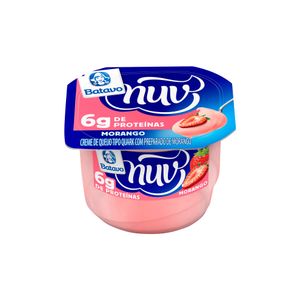 Creme de Queijo tipo Quark de Morango 6g de Proteínas Nuv Batavo 100g