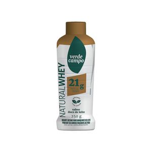 Iogurte de Doce de Leite Zero Lactose 21g Proteínas Natural Whey Verde Campo 250g