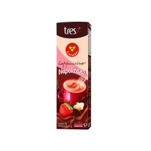Cápsulas de Café Napolitano tres 3 Corações com 10 unidades