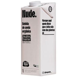 Bebida de Aveia Orgânica sem Glúten Nude 1 Litro