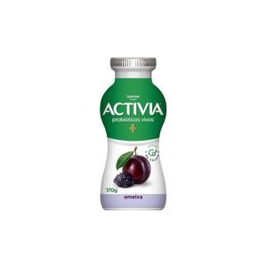 Leite Fermentado Ameixa Probióticos Vivos Activia Danone 170g
