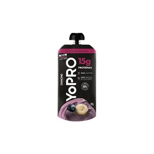 Iogurte de Açaí com Banana Zero Lactose 15g Proteínas YoPRO 160g