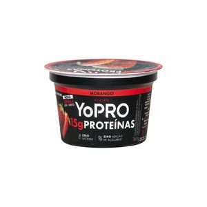 Iogurte de Morango Zero Lactose 15g Proteínas YoPRO Danone 160g
