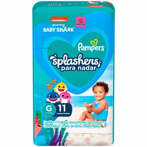 Fralda Pampers Splashers Para Nadar G com 11 unidades