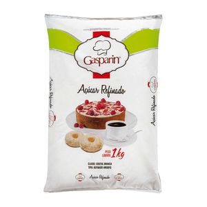 Açúcar Refinado Gasparin 1kg