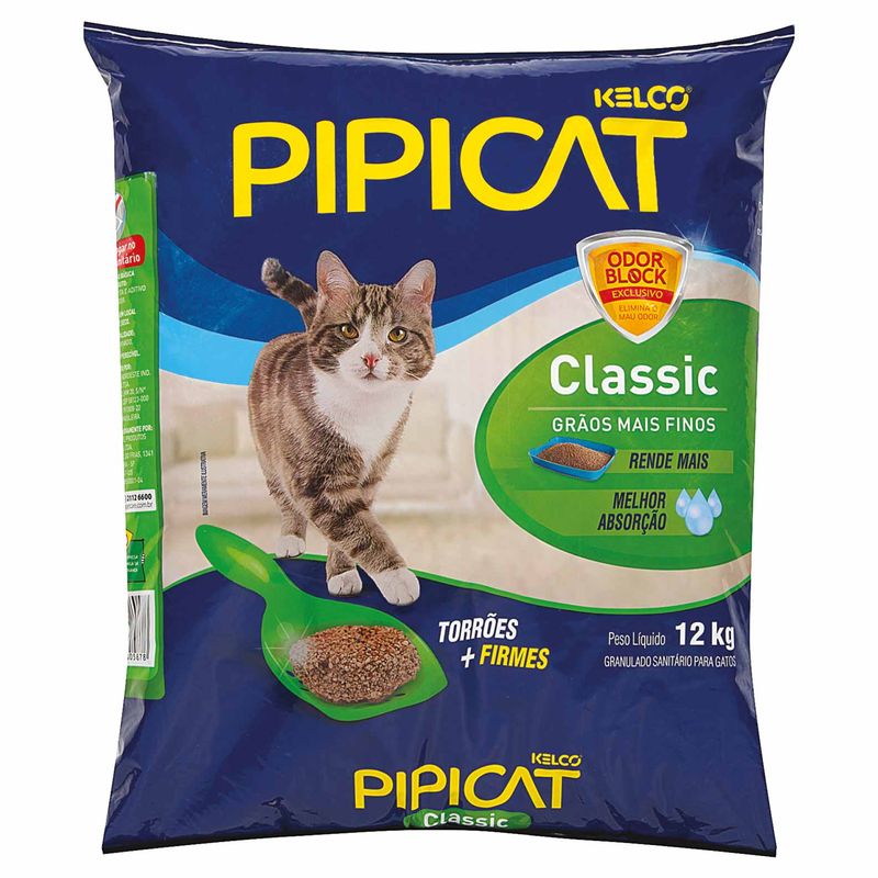 Granulado-Higienico-para-Gatos-Classic-Pipicat-Kelco-12kg-Zaffari-00