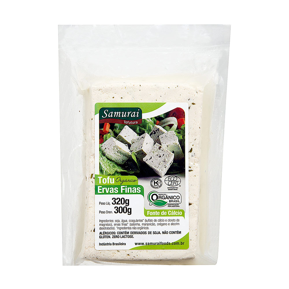 Tofu Orgânico com Ervas Finas Samurai 300g - Zaffari