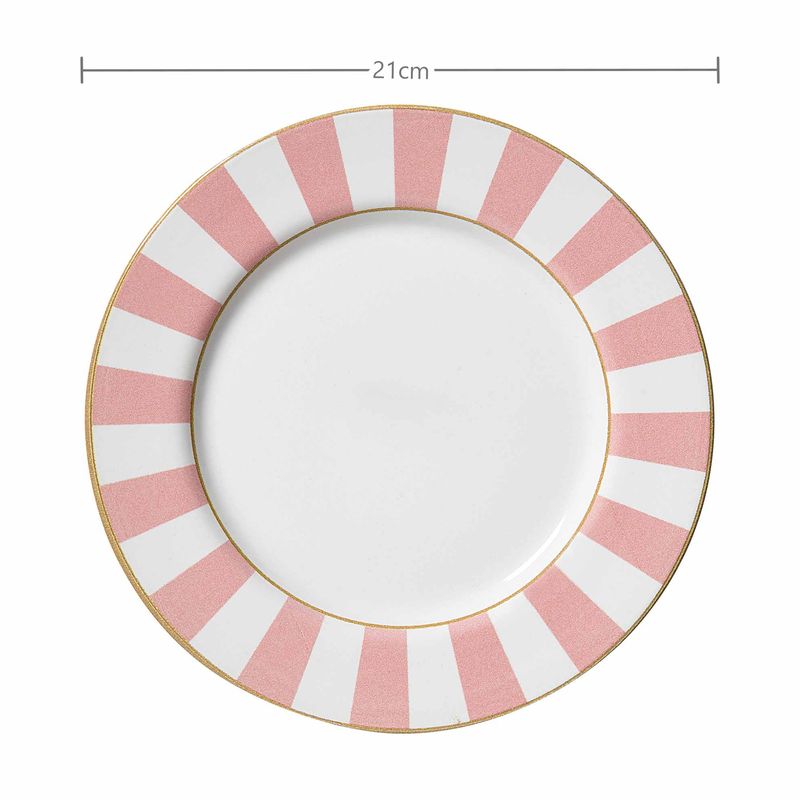 Prato-Sobremesa-Ceramica-Stripe-Rosa-21cm-1213-103-Alleanza-Zaffari-01