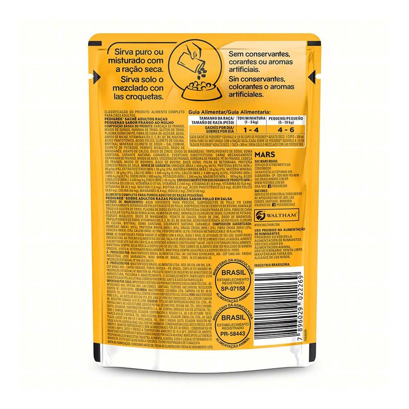 Racao-Umida-para-Caes-Pedigree-Adultos-Racas-Pequenas-Frango-ao-Molho-Sache-110g-Zaffari-01