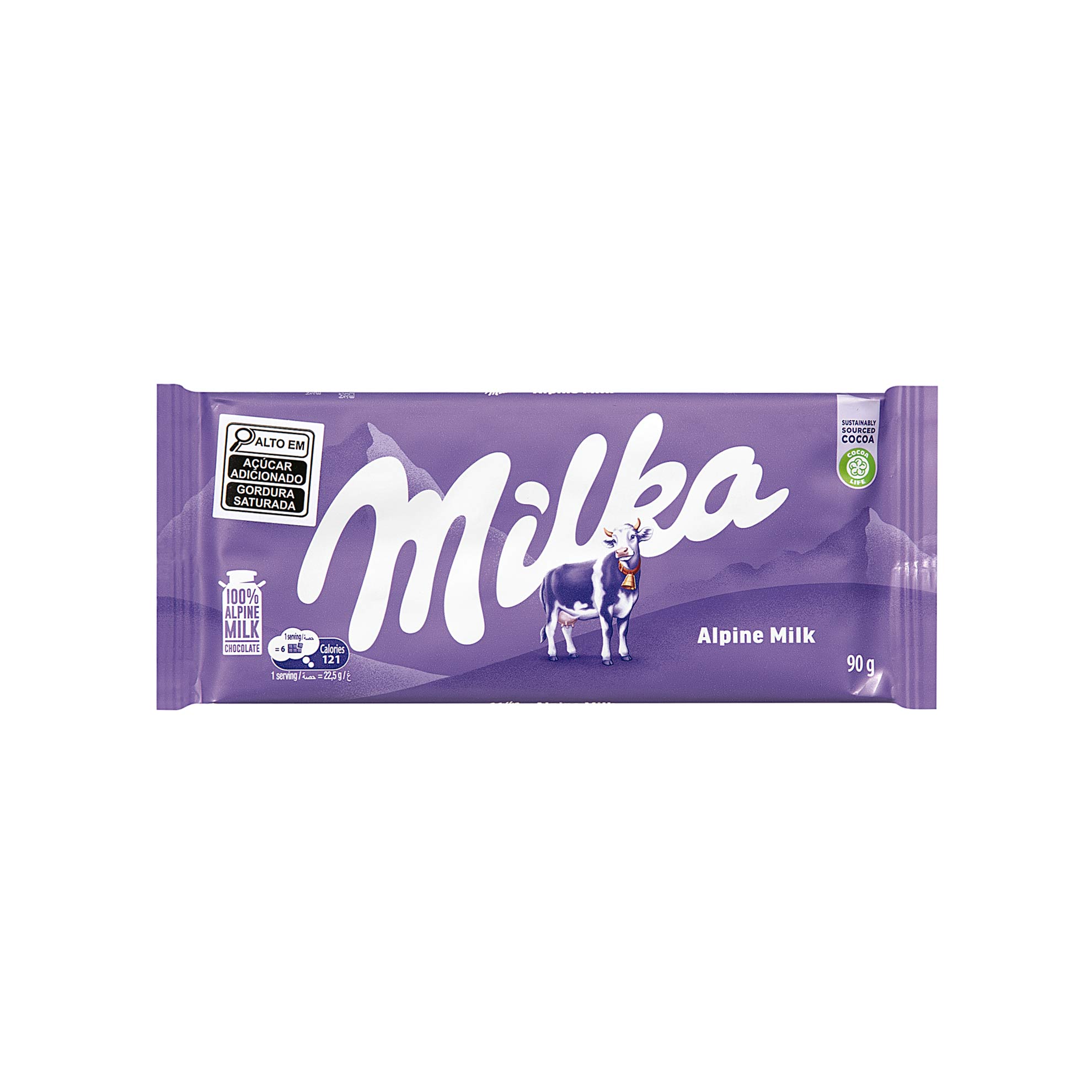 Chocolate ao Leite Milka Alpine Milk 90g - Zaffari