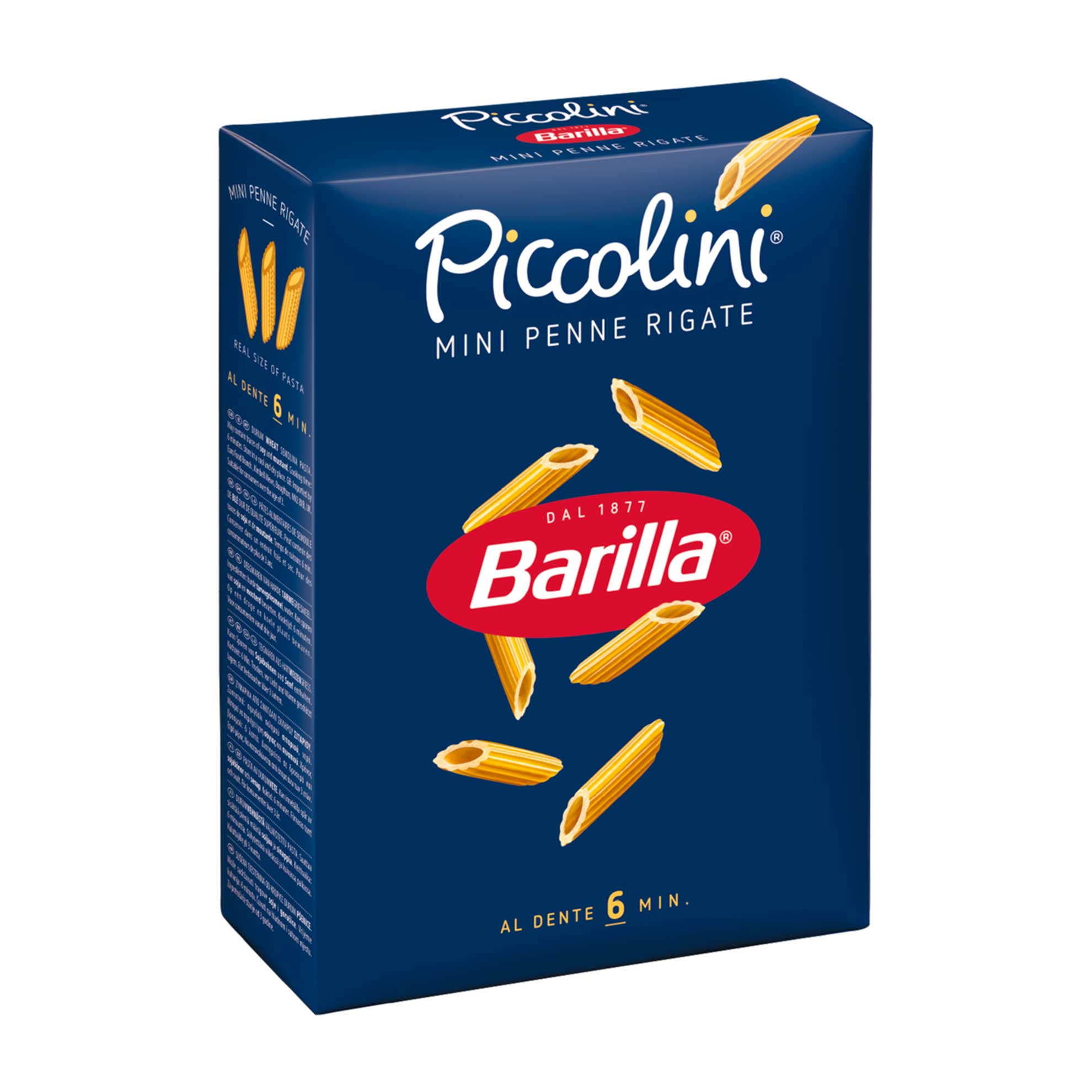 Massa Mini Penne Rigate Barilla Piccolini 500g - Zaffari