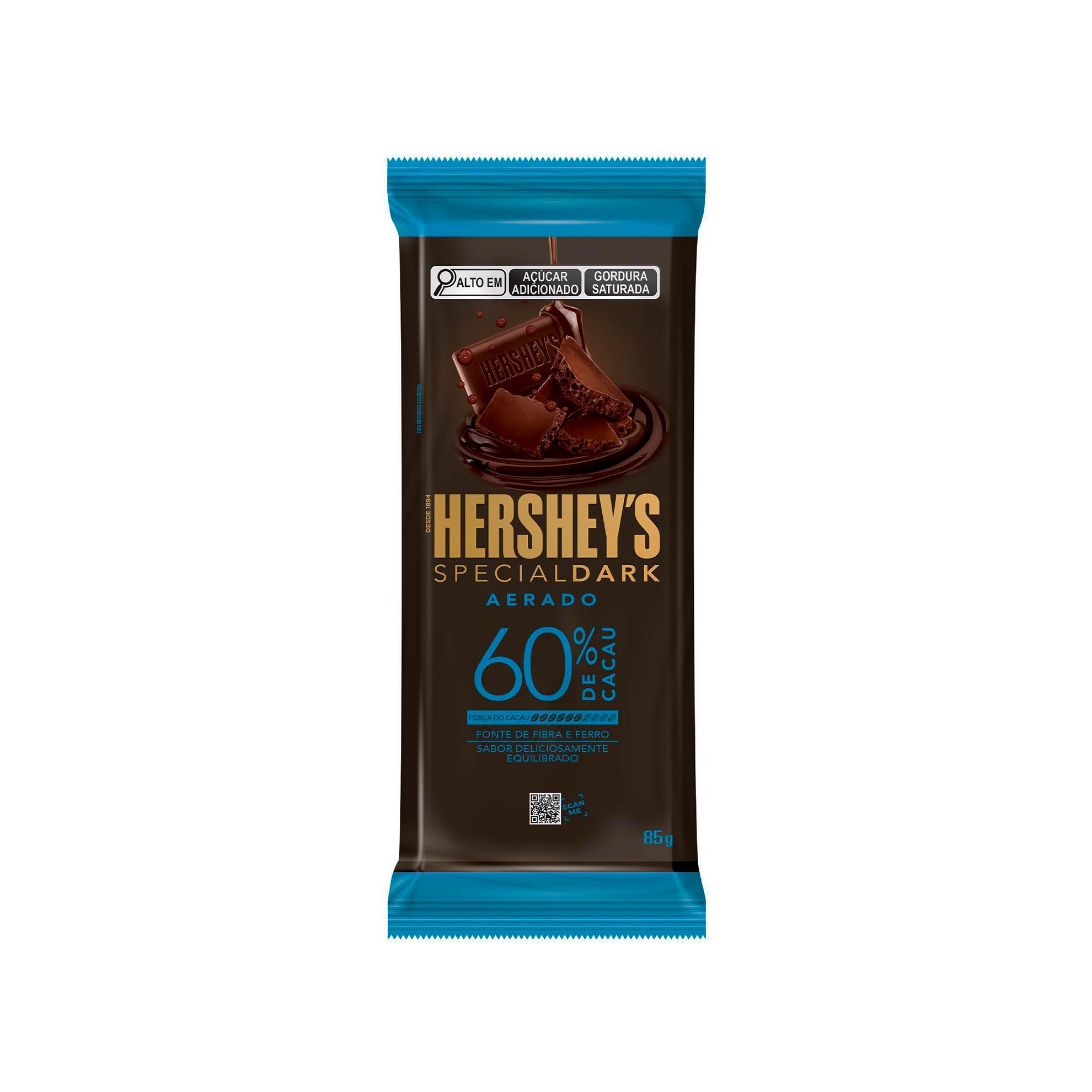 Chocolate Hershey's 60% Cacau Aerado Special Dark 85g - Zaffari