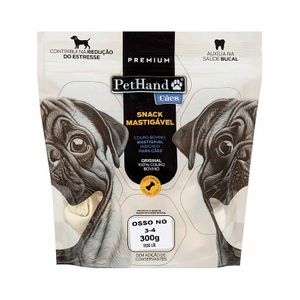 Osso Nó para Cães Premium 3-4 PetHand 300g