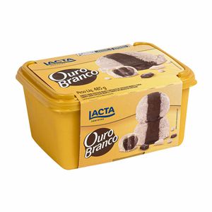 Sorvete Ouro Branco Lacta 485g