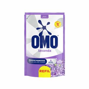 Lava-roupas Líquido Omo Lavanda Sachê Refil 900ml