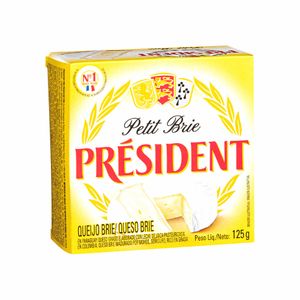 Queijo Petit Brie Président 125g