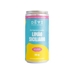 Bebida Gaseificada Limão Siciliano sem Açúcar Dêvi Lata 269ml
