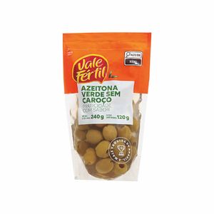 Azeitona Verde Sem Caroço Vale Fértil 120g