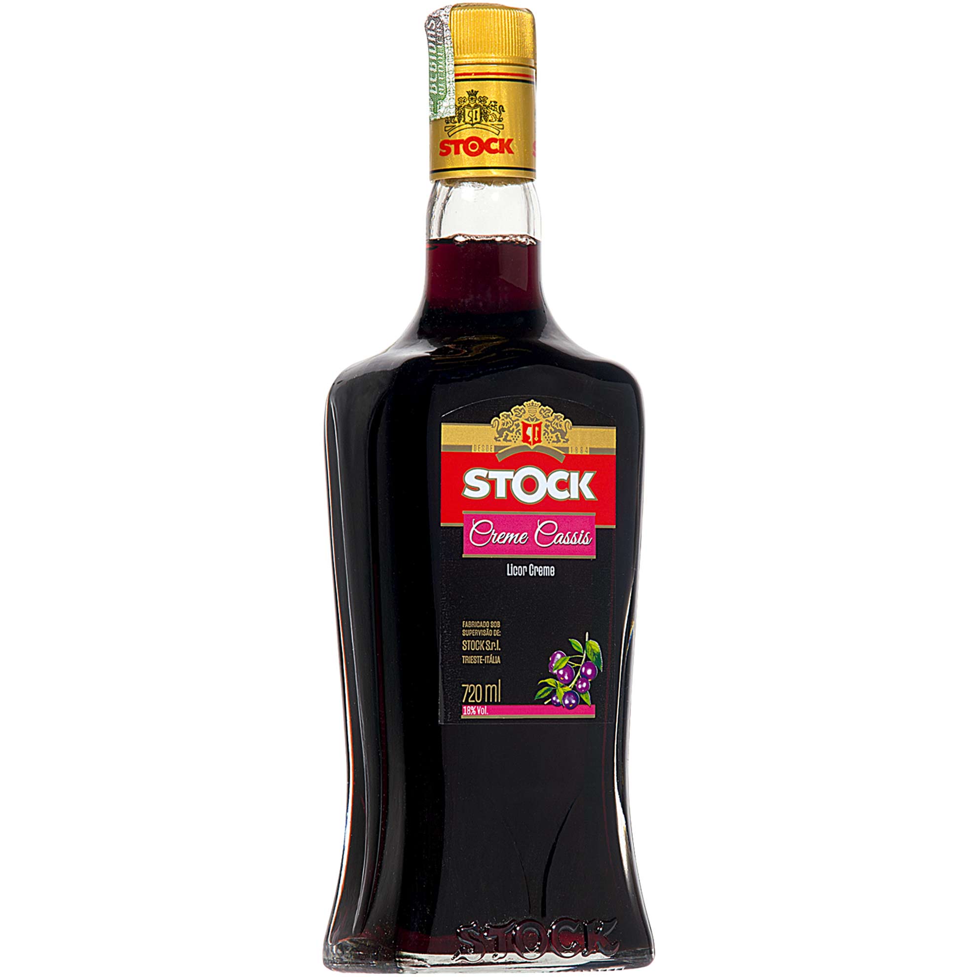 Licor de Creme de Cassis Stock 720ml - Zaffari