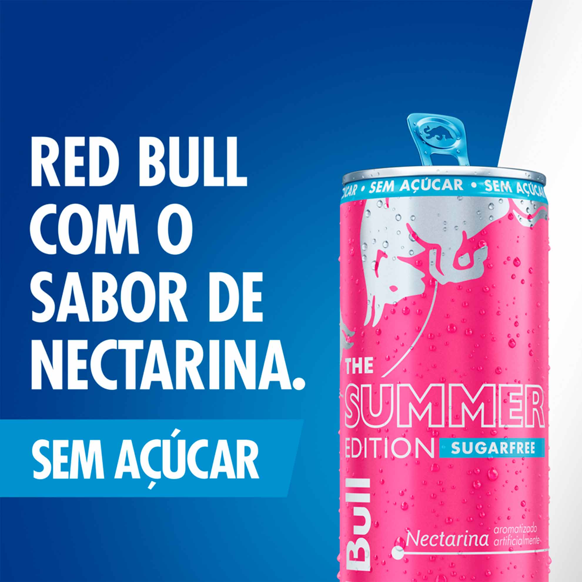 Energético Red Bull sem Açúcar Nectarina Summer Edition 250ml