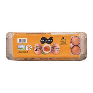 Ovos Caipiras Grandes Naturovos 12 unidades