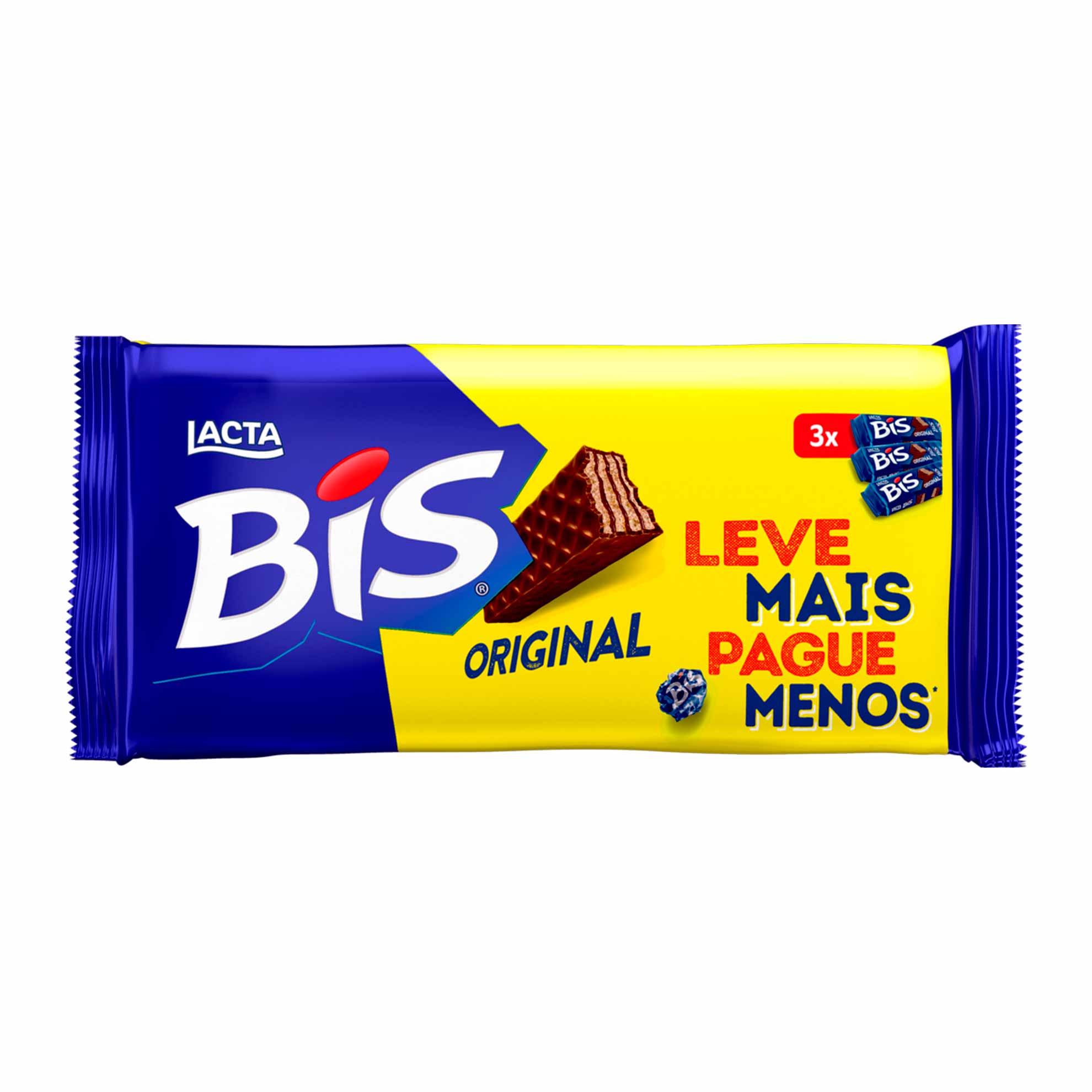 Chocolate Bis Lacta Original 3 unidades - Zaffari
