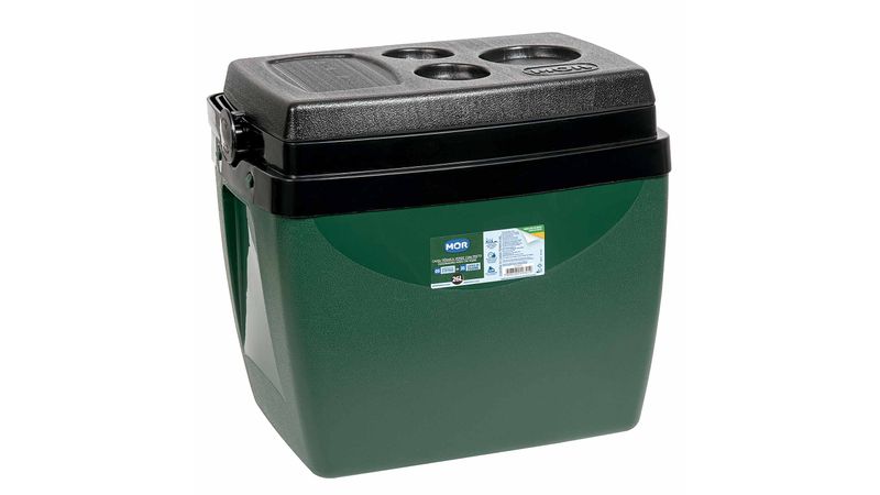 Caixa Térmica Mor 26 Litros Verde e Preto - Zaffari