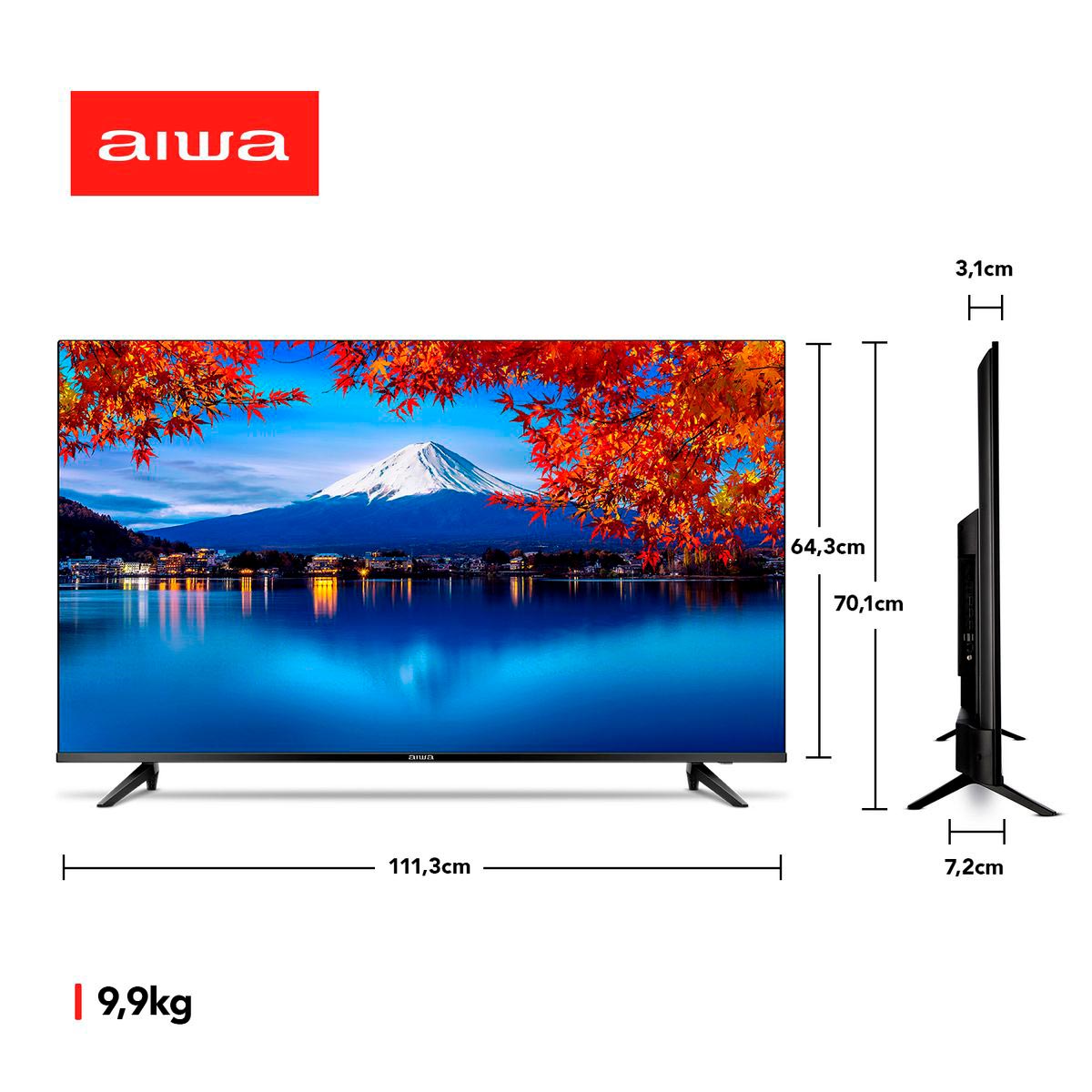 TV50インチ neXXion（ネクシオン） テレビ 50インチ 50型 4k 液晶テレビ 50v